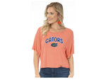 Florida Gators Women's Orange & White Striped T'Shirt
