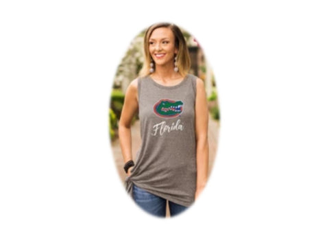 Florida Gator Women's "Tied & True" Front Tie Tank