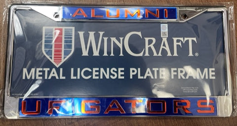 Alumni UF Gator Metal Inlaid License Frame