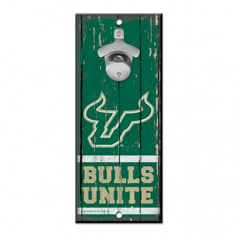 USF Bulls Wall Bottle Opener Sign