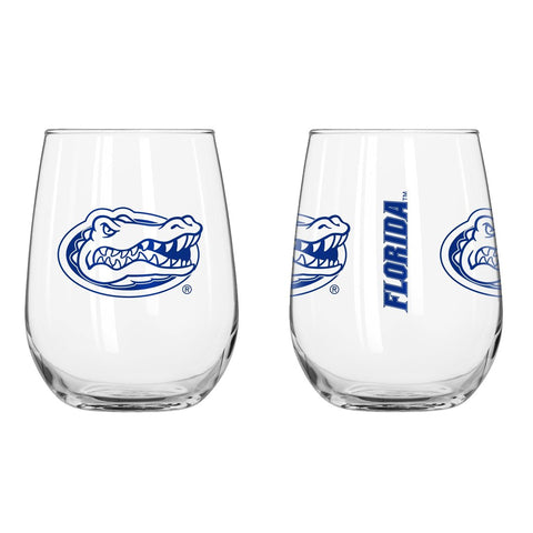 Florida 16 Ounce Gameday Curved Beverage Glass