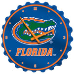 Florida Gators Bottle Cap Wall Clock Primary Logo - SHIPS FROM PENNSYLVANIA